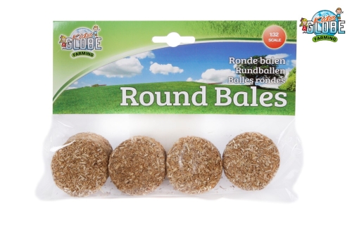 Kids Globe Round Bales 4 Pièces 1:32